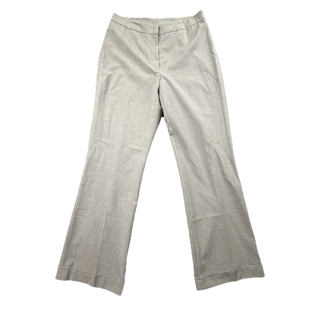 Tahari Fully Lined Dress Pants Gray Size 6P NWT Tailored Career Trousers
